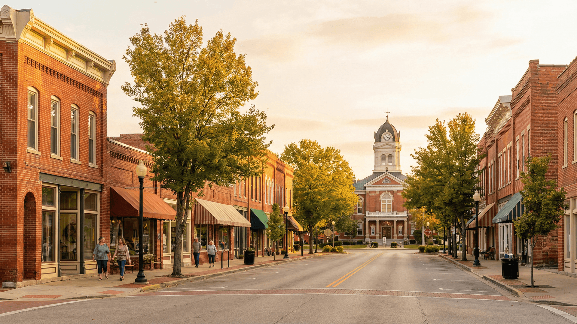 Hall County cityscape
