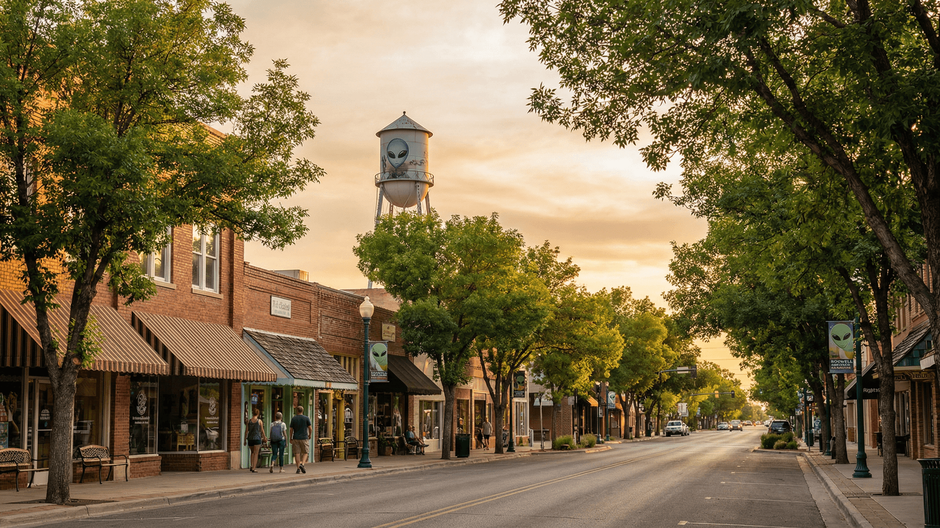 Roswell cityscape