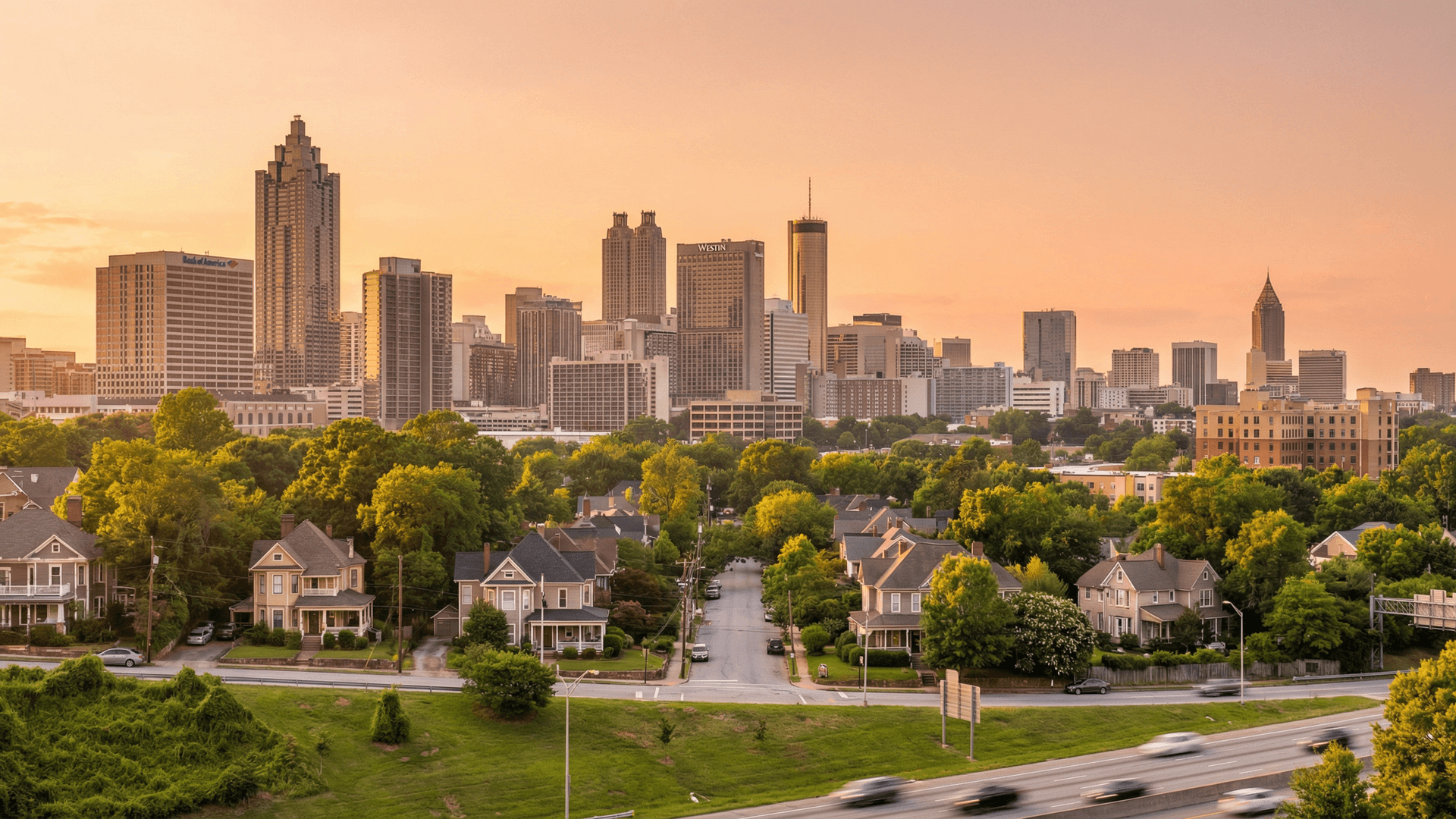 Fulton County cityscape