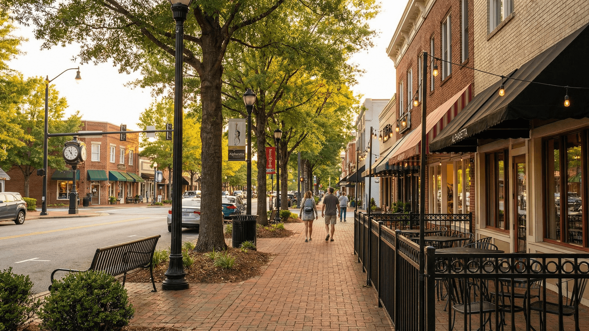 Alpharetta cityscape